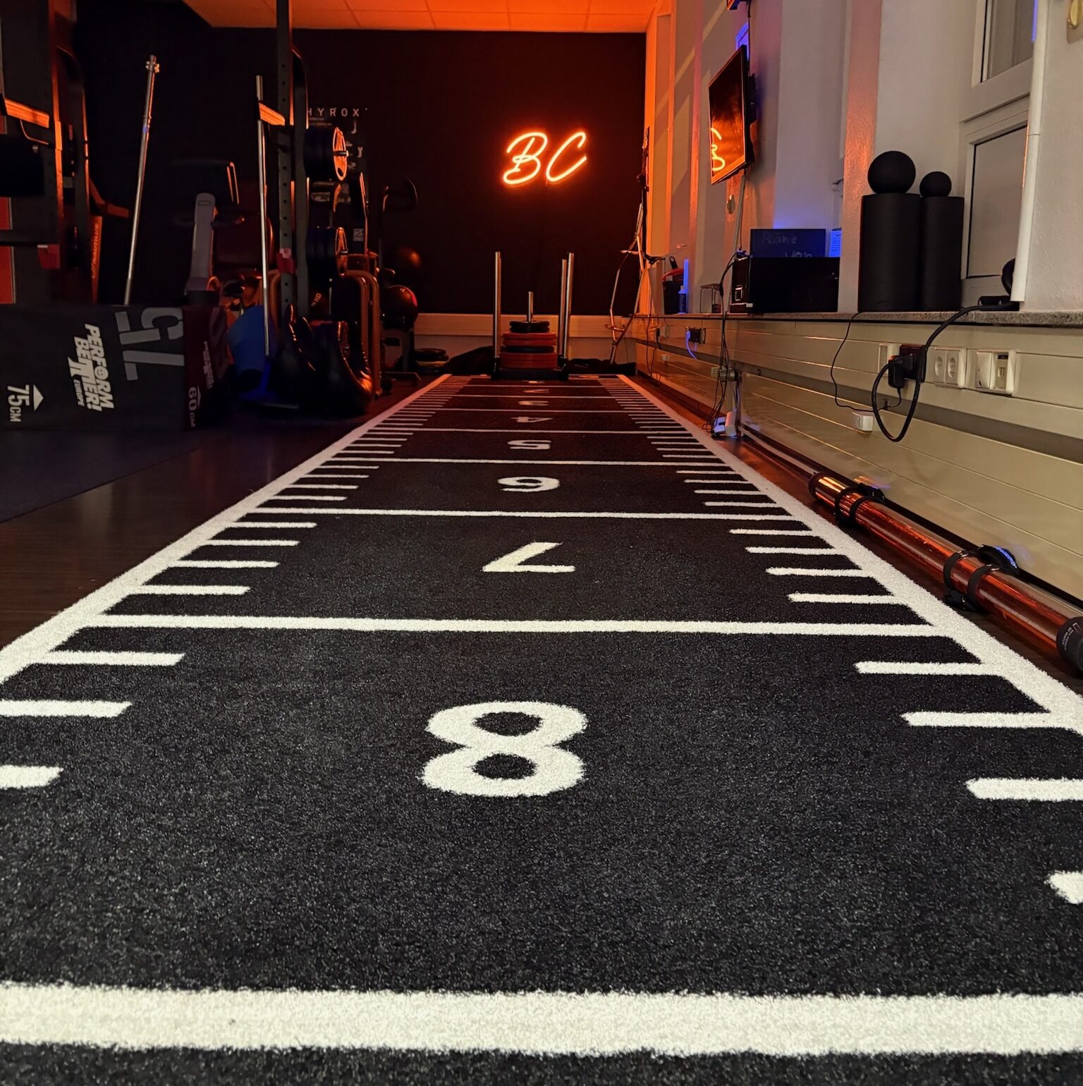 Schlittenbahn bei Bodyconcept